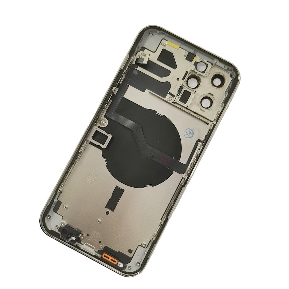 Rear Housing with Small Parts for iPhone 12 Pro Max (Purple)-Blue Rear Housing with Small Parts for iPhone 12 Pro Max (Purple)-Blue